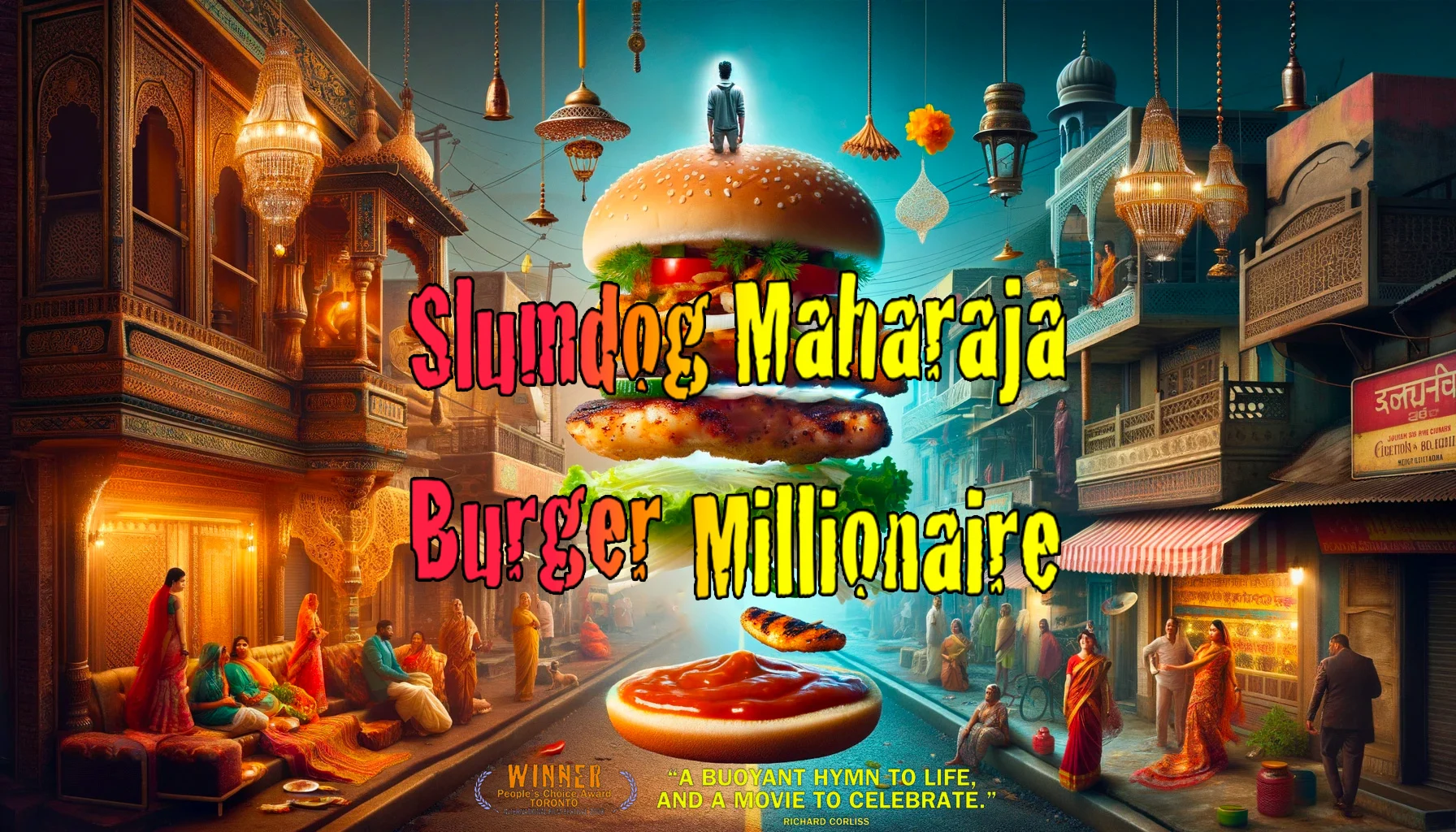 Slumdog Maharaja — visuel de création original Fusion Burger